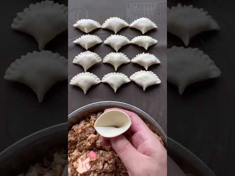 🥟饺子的100种简单快速包法#021 #美食 #美食教程 #cookies #饺子 #传统美食