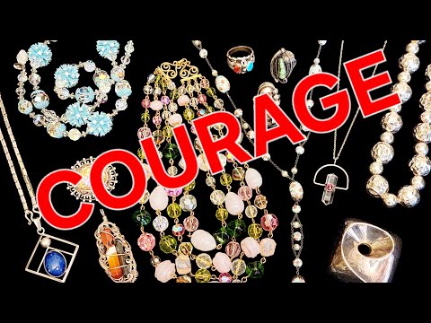 COURAGE AT THE THRIFT STORE! LIFE BEFORE GOOGLE LENSE & AI #vintage #jewelry #artificialintelligence