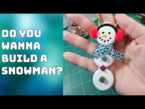 DIY super easy snowman ornament you can make! ⛄⛄⛄#snowman  #crafts #easycraftideas