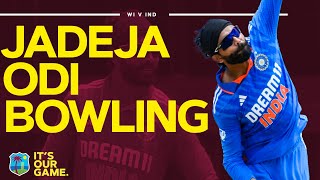 The Rockstar | Ravindra Jadeja Takes 3-37 | West Indies v India | 1st ODI