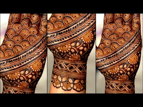 New Easy Bridal Front Hand Mehndi Design | Simple Front Hand Mehndi Design | Easy mehndi Design