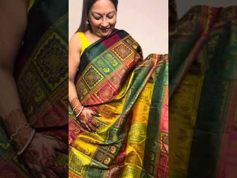 Pure silk Paalum Pazhamum Kanjeevaram silk saree… book at 9748655811