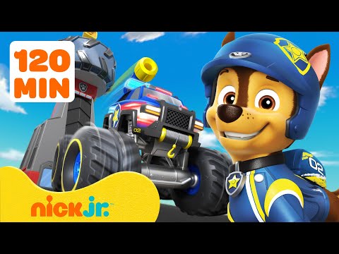 PAW Patrol | PAW Patrol Rettungsräder Abenteuer! #7 mit Chase 🚗 2 Stunden | Nick Jr. Deutschland