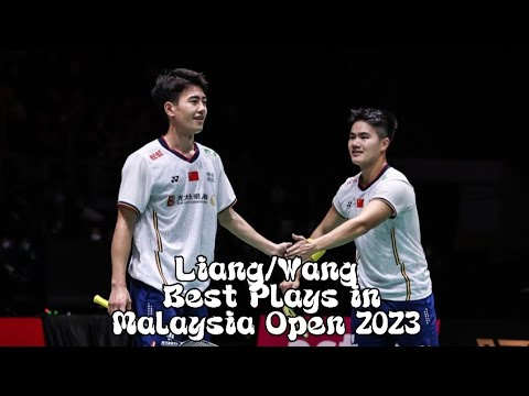 Best Plays and Rallies in Badminton | Rising Star LiangWeiKeng & WangChang | Malaysia Open 2023