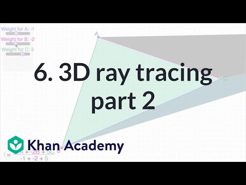 6. 3D ray tracing part 2 | Rendering | Computer animation | Khan Academy