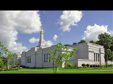 Palmyra New York Temple Clear Glass Window of The Church of Jesus Christ of Latter-day Saints