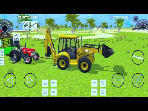 Indian vehicles simulator 3d jcb tractor full loaded game Play