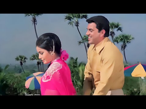 Jhilmil Sitaron Ka Aangan | 4K Video | Lata Mangeshkar, Mohammed Rafi | Dharmendra, Raakhee Gulzar