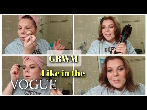 GRWM like in the VOGUE😃💄Perie de par de la Revlon