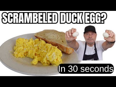 Scrambled Duck Eggs | What do they taste like?