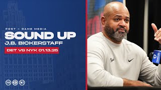 Post-Game Press Conference: JB Bickerstaff | Pistons @ Knicks | 01.13.25