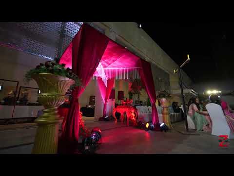 25th Bharatiya Leela Wedding | Reception Decor | by Zzeehh Weddings