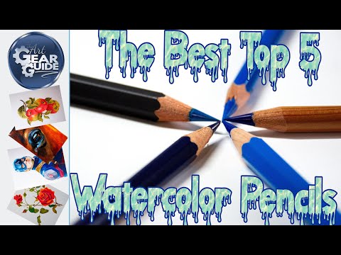 The Best Top 5 Watercolor Pencils, Top 5 Water Soluble Pencils