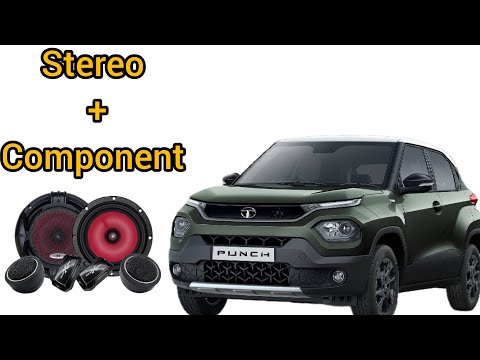 TATA Punch install Stereo + Speaker + horn 👉 9899437588 contact me 🚘 best price all over india