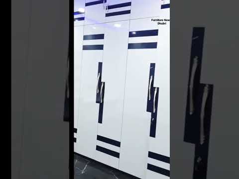 Master bedroom wardrobe desig👌👌 with mirror ||#shorts #furnitur #Fur... #viral#like #and #subscribe