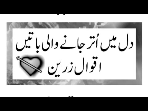 dil me utar jany wali batain | golden words | best Islamic