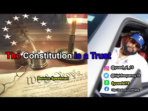 THE CONSTITUTION IS A TRUST