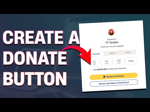 Create a PayPal donate button 2023