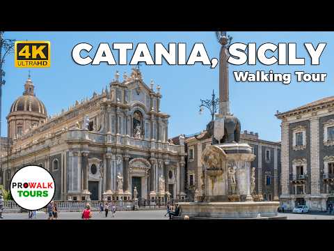 Catania, Italy Walking Tour - May 2024 - 4K60fps with Captions