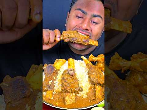 Spicy Beef Chaap Curry #asmr #mukbang #reelsvideo #shortvideo #viralvideo #eating #food #shorts