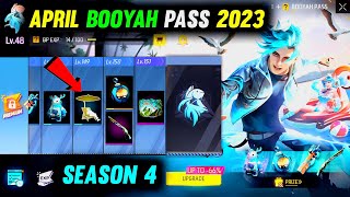 NEXT BOOYAH PASS IN FREE FIRE | APRIL BOOYAH PASS FREE FIRE 2023 | SEASON 4 BOOYAH PASS FREE FIRE