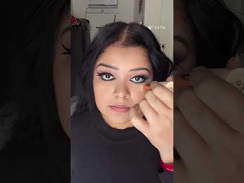 How to draw cat eyes #shorts #makeuptutorial