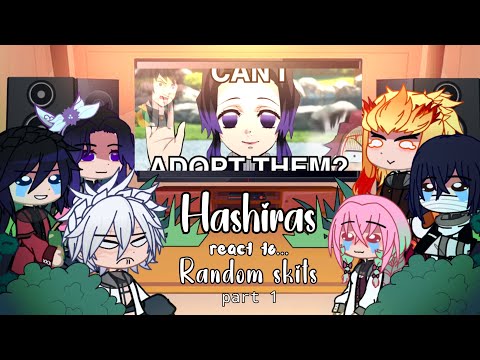 Hashiras React to Random skits ||| 01/?? ||| Kny-demon slayer ||| Gacha Reaction✨