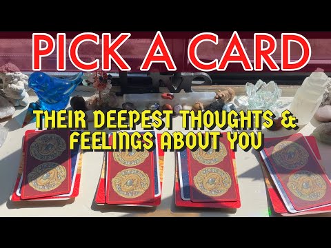 THEIR DEEPEST THOUGHTS & FEELINGS ABOUT YOU 🔮😳 pick a card tarot reading