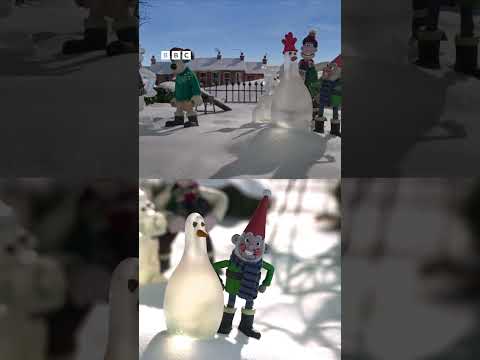 See how our snowy Wallace & Gromit ident for the BBC came to life! ❄️ #WallaceandGromit #Shorts