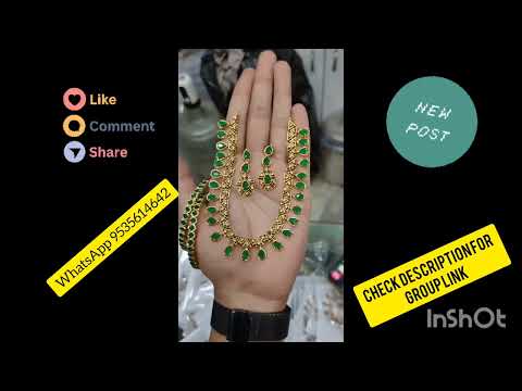 South Indian Temple Jewellery/Ad collections/1 gram jewellery/bridal fancy trendy jewellery for sale