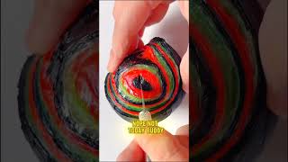 cutting the rubber ball, what happens #satisfying #crystals #lifehackshorts