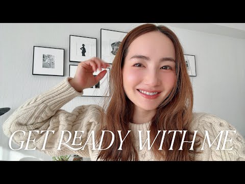 【GRWM】夫と近況を話しながら最近のメイク