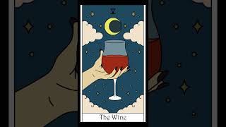 Tarot Card The Wine  #shorts #tarotpromotion #tarotcard #tarotdrink #thewine #tarot #herazstudio