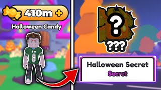 I Spent 410m Halloween Candy to Find the BIGGEST Secret in Arm Wrestling Simulator!