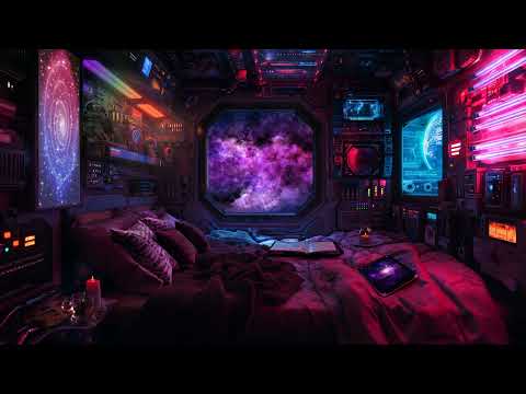 Deep Space Retreat beyond the Galactic Realm | Interstellar Space Sounds with Deep Rumble | 10 hours