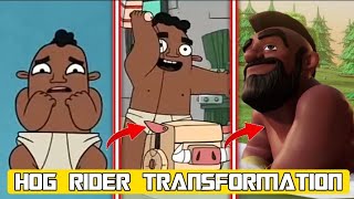 Hog Rider Transformation [Baby To Men] #shorts #clashofclans