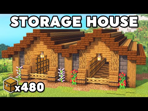 Minecraft: 2 Player Storage House Tutorial