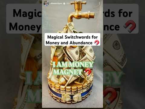 Magical Switchwords for Money and Abundance#tarot #shortvideos #shorts #viral #money #switchwords 💚