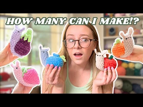 I Crocheted Snails For 10 Hours...