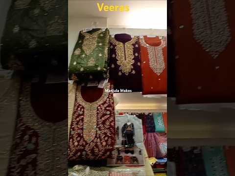 Veeras Stone Work Designer Chudithar Dress Materials #shorts #veerassarees