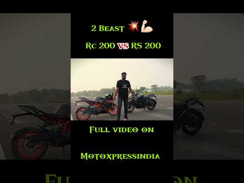 Most awaited video #rc200vsrs200 #200ccbike