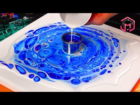 MAGIC IN A CUP!! Open Cup Acrylic Pouring and Fluid Art for Therapy at Home