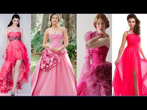 Hot Pink Wedding Dresses For Bride 2018