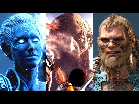 God of War PS4 - All Bosses + Ending & Secret Scene