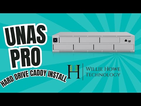 UNAS How-to install a hard drive in a drive caddy