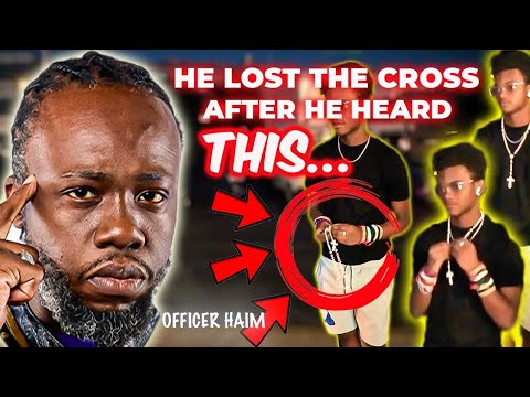 ♦️MUST WATCH♦️ HE SNATCHED OFF HIS "JESUS" PIECE AFTER THIS‼️ #trending #reaction #viralvideo #bible