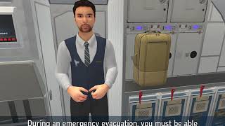 Special video air safety world emergency exits for Airbus A319