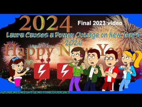 Laura Causes a Power Outage on New Years 2024! (REUPLOAD)