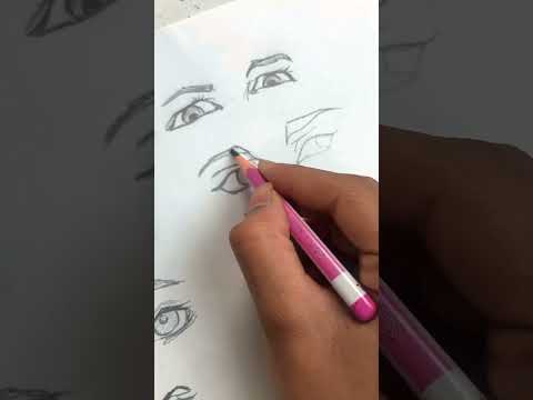 Realistic eye tutorial | follow this easy 7 steps for super real eye shape #shorts #tiktok #sckech