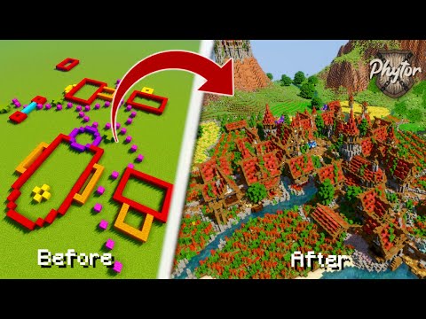 Minecraft: How To Plan and Build a Medieval Village Using 10 Easy Steps!